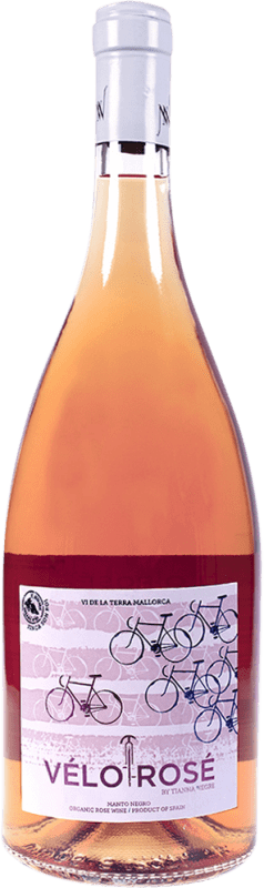 31,95 € | Vino rosado Tianna Negre Vélorosé D.O. Binissalem Islas Baleares España Mantonegro Ecológico Botella Magnum 1,5 L