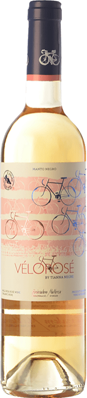 14,95 € | Vino rosado Tianna Negre Vélorosé D.O. Binissalem Islas Baleares España Mantonegro Ecológico 75 cl