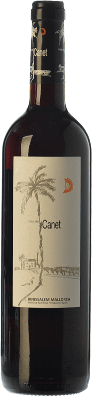 7,95 € Free Shipping | Red wine Tianna Negre Ses Nines Mas de Canet Joven D.O. Binissalem Balearic Islands Spain Merlot, Syrah, Callet, Mantonegro Bottle 75 cl