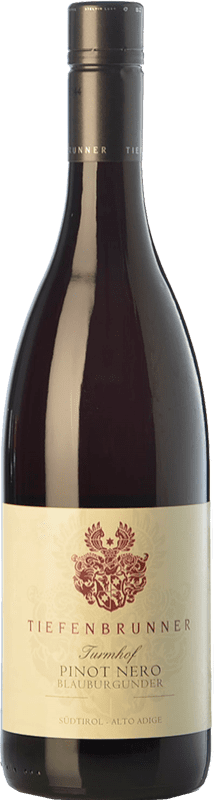 21,95 € | Красное вино Tiefenbrunner Pinot Nero Turmhof D.O.C. Alto Adige Трентино-Альто-Адидже Италия Pinot Black 75 cl