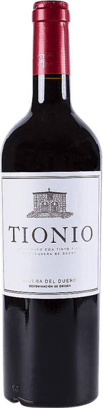 19,95 € | Red wine Tionio Aged D.O. Ribera del Duero Castilla y León Spain Tempranillo Bottle 75 cl