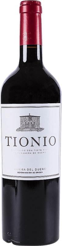 免费送货 | 红酒 Tionio 岁 D.O. Ribera del Duero 卡斯蒂利亚莱昂 西班牙 Tempranillo 75 cl