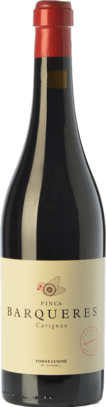 24,95 € | Red wine Tomàs Cusiné Finca Barqueres Aged D.O. Costers del Segre Catalonia Spain Carignan Bottle 75 cl