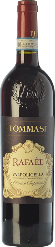 Бесплатная доставка | Красное вино Tommasi Classico Superiore Rafaèl D.O.C. Valpolicella Венето Италия Corvina, Rondinella, Molinara 75 cl