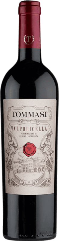 14,95 € | Vinho Tinto Tommasi D.O.C. Valpolicella Vêneto Itália Corvina, Rondinella, Molinara 75 cl