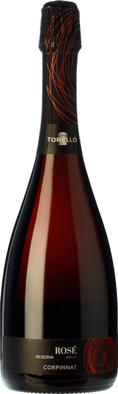16,95 € | Rosé sparkling Torelló Rosé Brut Reserve D.O. Cava Catalonia Spain Grenache, Monastrell Bottle 75 cl