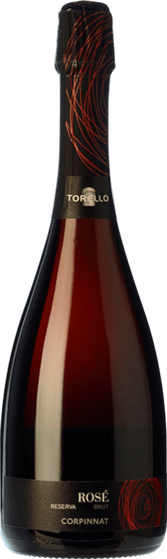 33,95 € Envoi gratuit | Vin Mousseux Rosé Torelló Brut Rosé Réserve Corpinnat