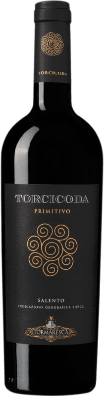 17,95 € | Красное вино Tormaresca Torcicoda I.G.T. Salento Кампанья Италия Primitivo — Примитиво 75 cl