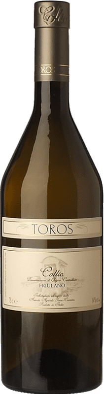 免费送货 | 白酒 Toros D.O.C. Collio Goriziano-Collio 弗留利 - 威尼斯朱利亚 意大利 Friulano 75 cl