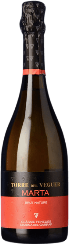 25,95 € | 白スパークリングワイン Torre del Veguer Marta ブルットの自然 予約 D.O. Penedès カタロニア スペイン Muscatel Small Grain 75 cl