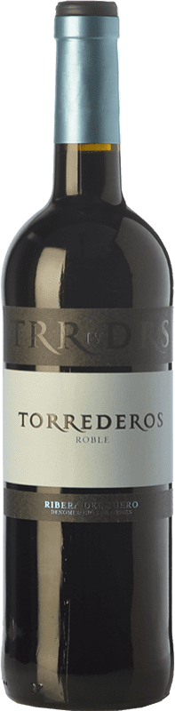 7,95 € Бесплатная доставка | Красное вино Torrederos Дуб D.O. Ribera del Duero