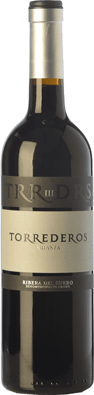 12,95 € Free Shipping | Red wine Torrederos Crianza D.O. Ribera del Duero Castilla y León Spain Tempranillo Bottle 75 cl