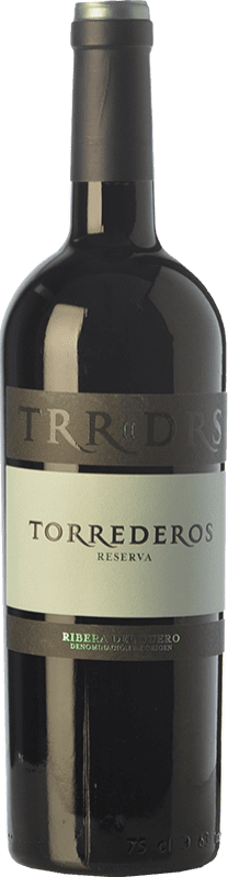 18,95 € Бесплатная доставка | Красное вино Torrederos Резерва D.O. Ribera del Duero