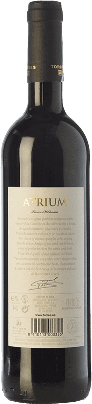 11,95 € | Red wine Torres Atrium Joven D.O. Penedès Catalonia Spain Merlot Bottle 75 cl