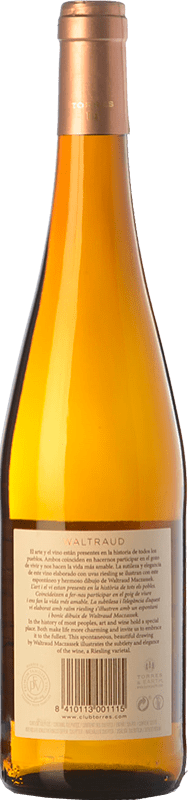 18,95 € Free Shipping | White wine Torres Waltraud D.O. Penedès Catalonia Spain Riesling Bottle 75 cl