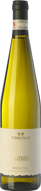 Envoi gratuit | Vin Blanc Torrevilla La Genisia Riesling D.O.C. Oltrepò Pavese Lombardia Italie Riesling 75 cl