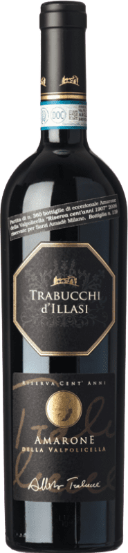 Free Shipping | Red wine Trabucchi Cent'Anni Reserve D.O.C.G. Amarone della Valpolicella Veneto Italy Corvina, Rondinella, Corvinone, Oseleta Organic 75 cl