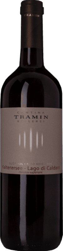 Free Shipping | Red wine Tramin Classico Superiore D.O.C. Lago di Caldaro Trentino Italy Schiava Gentile 75 cl