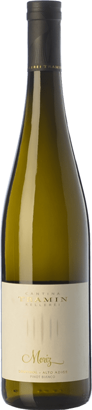 16,95 € Kostenloser Versand | Weißwein Tramin Pinot Bianco Moriz D.O.C. Alto Adige