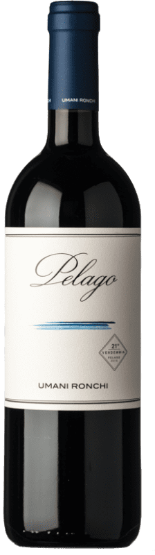 Бесплатная доставка | Красное вино Umani Ronchi Pelago I.G.T. Marche Marche Италия Merlot — Мерло, Cabernet Sauvignon — Каберне Совиньон, Montepulciano — Монтепульчано 75 cl
