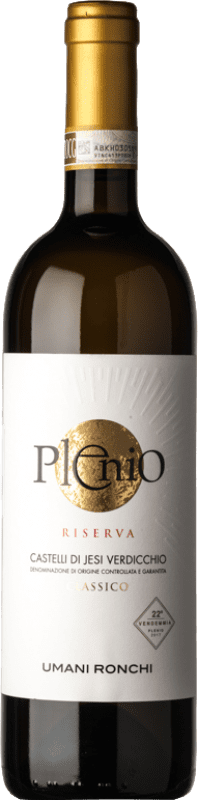 23,95 € Spedizione Gratuita | Vino bianco Umani Ronchi Plenio Riserva D.O.C.G. Castelli di Jesi Verdicchio Riserva