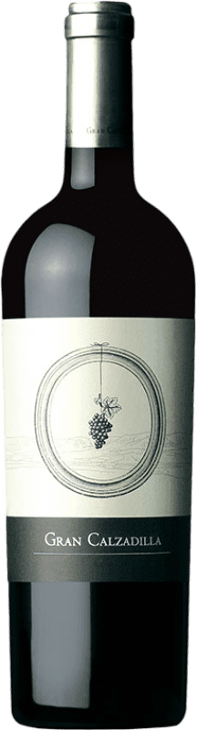 46,95 € | Vino Tinto Uribes Madero Gran Calzadilla Crianza I.G.P. Vino de la Tierra de Castilla Castilla la Mancha España Tempranillo, Cabernet Sauvignon 75 cl
