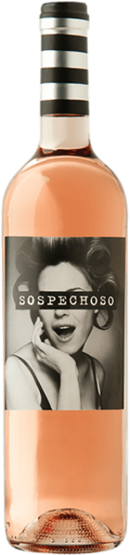 Envío gratis | Vino rosado Uvas Felices Sospechoso I.G.P. Vino de la Tierra de Castilla Castilla la Mancha España Tempranillo, Bobal 75 cl