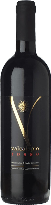 9,95 € | Red wine Val San Martino Rosso D.O.C. Valcalepio Lombardia Italy Merlot, Cabernet Sauvignon Bottle 75 cl