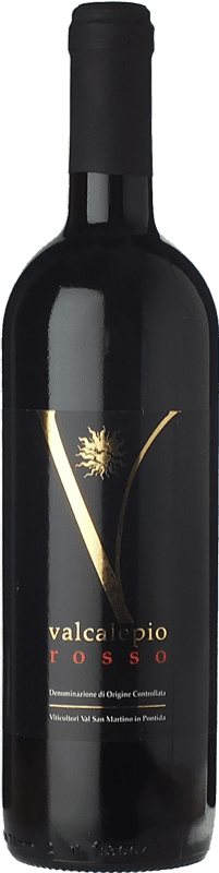 10,95 € | Vin rouge Val San Martino Rosso D.O.C. Valcalepio Lombardia Italie Merlot, Cabernet Sauvignon 75 cl