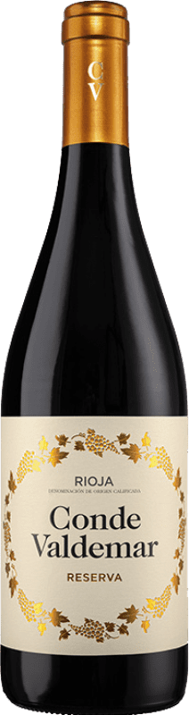13,95 € | Red wine Valdemar Conde de Valdemar Reserve D.O.Ca. Rioja The Rioja Spain Tempranillo, Grenache, Graciano, Mazuelo 75 cl