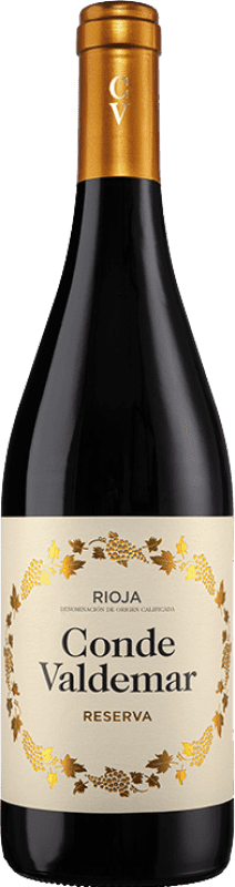 19,95 € Kostenloser Versand | Rotwein Valdemar Conde de Valdemar Reserve D.O.Ca. Rioja