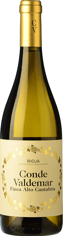 16,95 € Free Shipping | White wine Valdemar Conde de Valdemar Finca Alto Cantabria Crianza D.O.Ca. Rioja The Rioja Spain Viura Bottle 75 cl