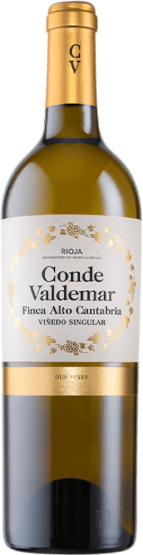 Бесплатная доставка | Белое вино Valdemar Conde de Valdemar Finca Alto Cantabria старения D.O.Ca. Rioja Ла-Риоха Испания Viura 75 cl