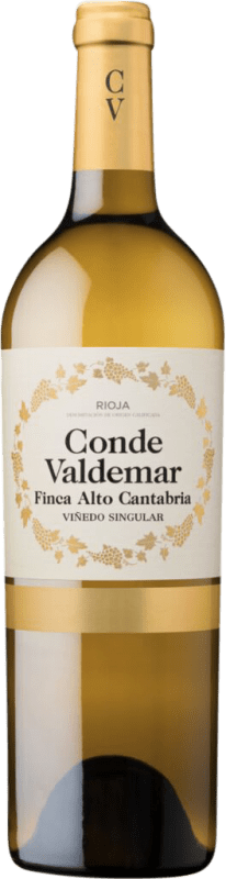 19,95 € | Vino Bianco Valdemar Conde de Valdemar Finca Alto Cantabria Crianza — Invecchiato in Botte D.O.Ca. Rioja La Rioja Spagna Viura 75 cl