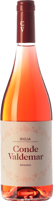 5,95 € | Rosé wine Valdemar Conde de Valdemar Rosé Joven D.O.Ca. Rioja The Rioja Spain Tempranillo, Grenache Bottle 75 cl