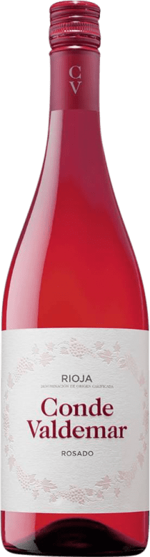 Kostenloser Versand | Rosé-Wein Valdemar Conde de Valdemar Rosé Jung D.O.Ca. Rioja La Rioja Spanien Tempranillo, Grenache 75 cl