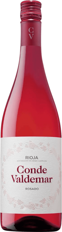6,95 € | Roséwein Valdemar Conde de Valdemar Rosé Jung D.O.Ca. Rioja La Rioja Spanien Tempranillo, Grenache 75 cl