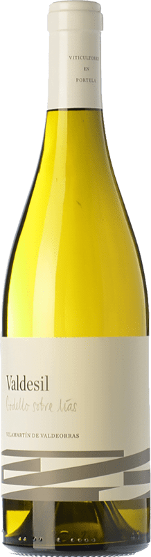 17,95 € Envío gratis | Vino blanco Valdesil sobre Lías D.O. Valdeorras Botella Magnum 1,5 L