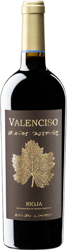 64,95 € | Красное вино Valenciso 10 Años Después Резерв D.O.Ca. Rioja Ла-Риоха Испания Tempranillo 10 Лет 75 cl