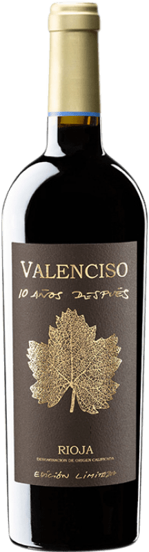 64,95 € | Vinho tinto Valenciso 10 Años Después Reserva D.O.Ca. Rioja La Rioja Espanha Tempranillo 10 Anos 75 cl