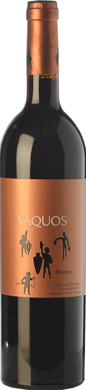 29,95 € | 红酒 Vaquos 预订 D.O. Ribera del Duero 卡斯蒂利亚莱昂 西班牙 Tempranillo 75 cl