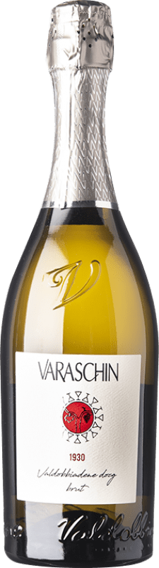 Бесплатная доставка | Белое игристое Varaschin брют D.O.C.G. Prosecco di Conegliano-Valdobbiadene Treviso Италия Glera 75 cl