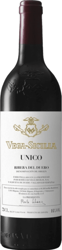 Spedizione Gratuita | Vino rosso Vega Sicilia Único Gran Riserva D.O. Ribera del Duero Castilla y León Spagna Tempranillo, Cabernet Sauvignon 75 cl