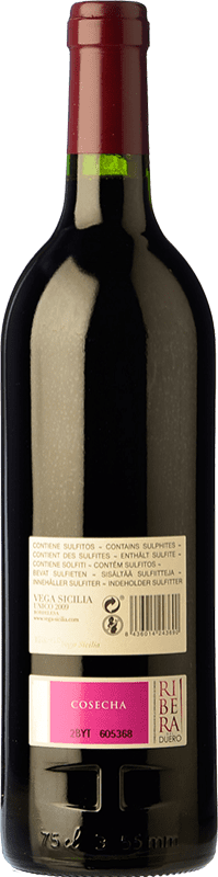 316,95 € Free Shipping | Red wine Vega Sicilia Único Gran Reserva D.O. Ribera del Duero Castilla y León Spain Tempranillo, Cabernet Sauvignon Bottle 75 cl
