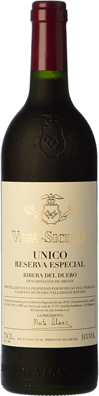 送料無料 | 赤ワイン Vega Sicilia Único Edición Especial 予約 D.O. Ribera del Duero カスティーリャ・イ・レオン スペイン Tempranillo, Cabernet Sauvignon 75 cl