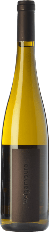 Envío gratis | Vino blanco Veigamoura D.O. Rías Baixas Galicia España Albariño 75 cl