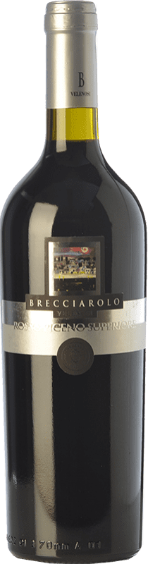 18,95 € Envío gratis | Vino tinto Velenosi Superiore Brecciarolo D.O.C. Rosso Piceno