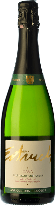 Envio grátis | Espumante branco Vell Estruch Clàssic Brut Nature Reserva D.O. Cava Catalunha Espanha Pinot Preto, Chardonnay 75 cl