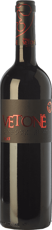 10,95 € | 红酒 Vetoné 岁 I.G.P. Vino de la Tierra de Castilla y León 卡斯蒂利亚莱昂 西班牙 Tempranillo, Syrah, Pinot Black 75 cl