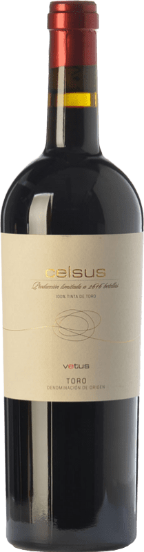 Free Shipping | Red wine Vetus Celsus Crianza 2014 D.O. Toro Castilla y León Spain Tinta de Toro Bottle 75 cl